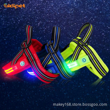 Multi Size Rechargeable Led Dog Harness